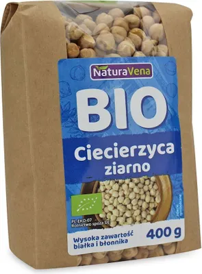 Obrázek produktu pro Ciecierzyca naturalna ekologiczna 400g