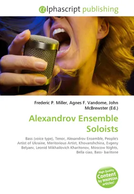 Produktbild von Alexandrov Ensemble Soloists