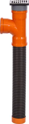 Produktbild von Sickerschacht Regenwasser 110 mm x Länge 1m mit Abfluß - Drainagerohr Hofablauf Bodenablauf 15 x 15 cm - Entwässerungsrinne Terrasse Regensinkkasten - Drainage Versickerungsschacht Laubschutz
