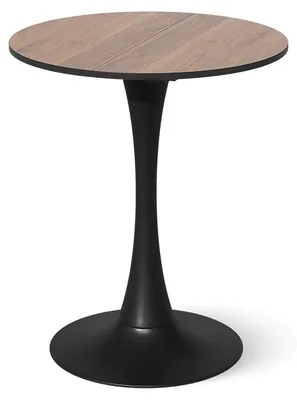 Produktbild von Esstisch Vicco Carl Nussbaum/Schwarz 60 x 60 cm, Model 61399
