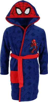 Produktbild von Spiderman Kinderbademantel aus weichem Polyester für Kinder 98/104
