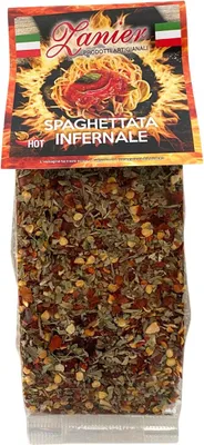 Produktbild von Spaghettata Infernale, Scharfe Gewürzmischung für Pasta-Sauce, 100 g, Zanier