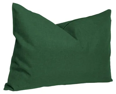 Produktbild von Kissenbezug 40x60 cm dunkelgrün Struktur Leinenoptik Kissenhülle für Dekokissen