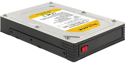 Produktbild von DeLOCK 47224, 2.5", 6 Gbit/s, Hot-Swap, Schwarz