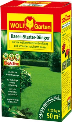 Produktbild von WOLF-Garten Rasen-Starterdünger 1.25 kg 50 m²