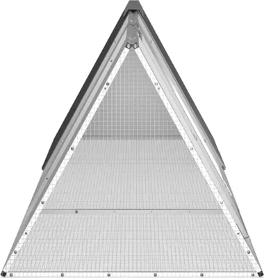 Obrázek produktu pro vidaXL Klec pro králíky antracitová 302,5x80,5x71 cm pozinkovaná ocel