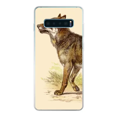 Produktbild von MuchoWow® Handyhülle Schutzhülle Hülle für Samsung Galaxy S10 Lite Wolf - Raubtier - Pflanzen Silikon Softcase Handy Hülle - Schutz