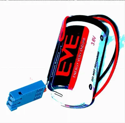 Produktbild von EVE ER14250 LS14250 1/2 AA Lithium-LiSOCl2 - 3,6 V + DUBOX-FCI 65240-003-3P-2POLE-R85/B100