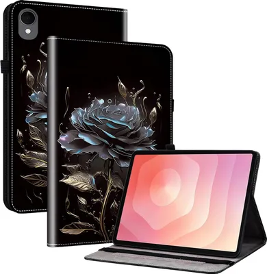 Produktbild von Für Samsung Galaxy Tab S11 Crystal Textur Kunstleder Design Motiv Schutz Hülle
