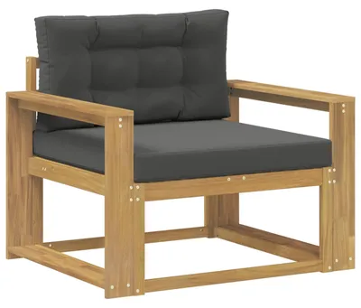 Produktbild von vidaXL Outdoor Mittelsofa Polyester Weiß