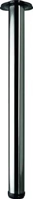 Produktbild von Hettich Set Tischbeine Tischfüße (D60x700-730mm, Edelstahl-Optik, 4 Stk.) 40649
