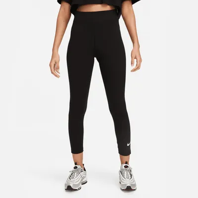Produktbild von Nike W Nsw Nk Clsc Hr 7/8 Tight Lbr Black/White Black/White Xs