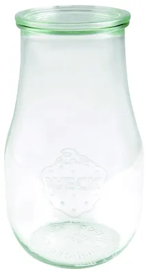 Einkochglas 2700 ml, rund, mit Glasdeckel, transparent