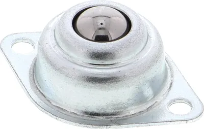Produktbild von Kugelrolle mit Stahlkugel (11mm), ovale Form