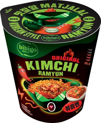 Produktbild von Bibigo Instantnudel Kimchi Original Ramyun Cup 98g