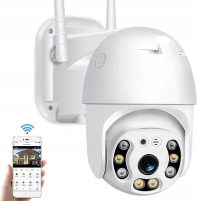 Obrázok produktu pre Rotovateľná Vonkajšia Wifi Ip Kamera 4X Zoom Sd 2Mpx Dome Ip