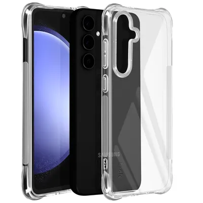 Produktbild von iMak, Stoßfeste Hülle für Samsung Galaxy S24 FE Silikon Verstärkte Ecken, Transparent
