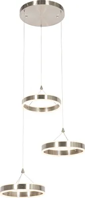 Produktbild von Hängelampe Stahl Rund inkl LED 3 Stufen Dimmbar 3 Licht Lyani