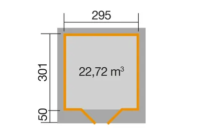 Produktbild von WEKA 126.3030.00.00 Gartenhaus/Blockbohlenhaus Chill-Out 1 /Doppeltür/ ; Größe: 3 ; Farbgebung: Naturbelassen ; Wandstärke: 28 mm ; Maße (LxBxH): 350 cm x 295 cm x 226 cm ; Seitenwandhöhe: 217 cm