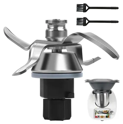 Ersatzmesser für Thermomix TM31, 4-Klingen, Edelstahl, mit Dichtring