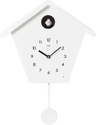 Produktbild von Cuco Clock Kuckucksuhr SCHWARZWALDHAUS 25 x 28,5 x 12cm, Pendeluhr Wanduhr, Moderne Schwarzwalduhr, Pendeluhr mit Nachtruhefunktion, Vogelgezwitscher, Vogelstimme