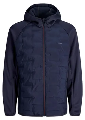 Produktbild von Jack & Jones 12288894_2078_XL, Uni, Erwachsener, Reißverschluss, Polyester, Blau