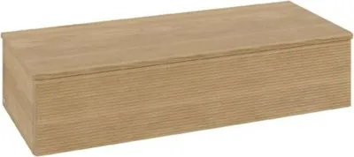 Produktbild von V&B Sideboard mit Frontstruktur Antao 120x26,8x50cm, WBP-farbe botti., hon. Oa