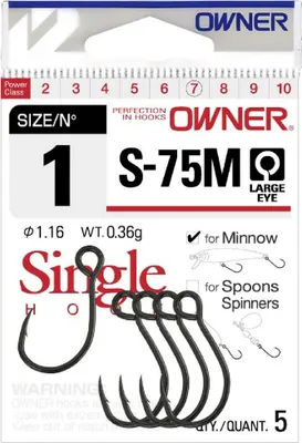 Obrázek produktu pro Owner Háčky S-75M 51642 5ks, 1