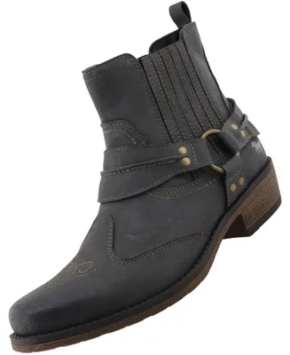 Image de Mustang Herren Western-Stiefelette Grau 36M0031001