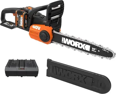 Produktbild von Worx WG384E Akku-Kettensäge, 35 cm Schwertlänge