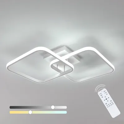 Produktbild von Comely LED Deckenleuchte 50W 5625LM 3000-6500K Mattweiß 59cm Wohnzimmer