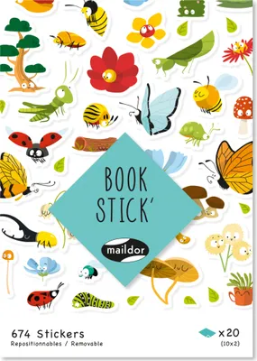 Produktbild von Maildor 5x Book Stick A6 Botanik - Mehrfarbig AE196C