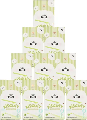Produktbild von Tokimeki Biscuit Matcha Geschmack 10x40g