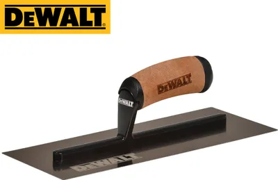 Produktbild von DeWalt 12" Glätt- Gipserkelle EStahl Leder Griff 120x305x0,7 flache Klinge 2-961