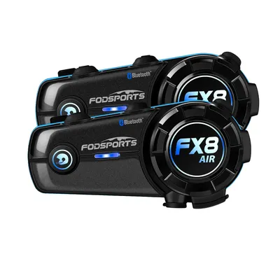 Zdjęcie produktu dla Interkom motocyklowy, zestaw słuchawkowy Bluetooth, radio FM