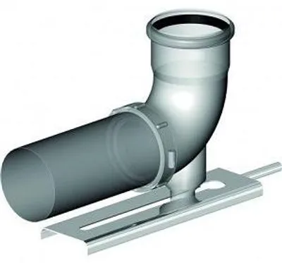 Produktbild von ALMEVA Starr Stützbogen 87° DN80 (PBEBK8)