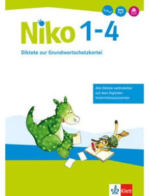 Produktbild von Niko Sprachbuch 1-4. Diktate zur Grundwortschatzkartei Klasse 1