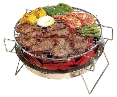 Image de Barbecue portable en acier inoxydable pour l'extérieur