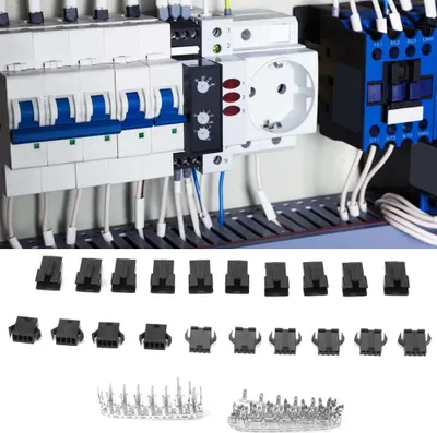 Obrázek produktu pro 100 ks SM zástrčka 4pin konektor samec samice drátový propojovací kolík konektor pouzdro Kit