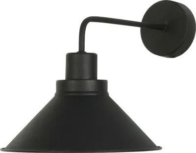 Produktbild von Industrielle Loft-Wandleuchte schwarz KLOE 13-343