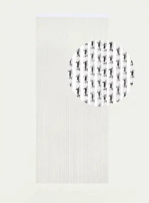 Obrázek produktu pro Závěs do dveří MILAN 90x210 cm černý