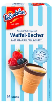 Produktbild von DeBeukelaer Decor on Ice Waffelbecher 16er