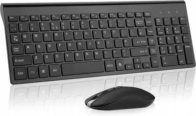 Produktbild von Cimetech KF10+002 Kabelloses Tastatur-Maus-Set Kompakt Leise