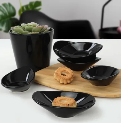 Obrázok produktu pre Hermia Concept, Angele- KRM1482, čierna, misky, 100% keramika