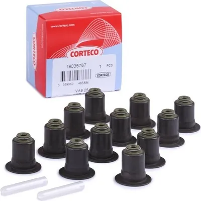 Produktbild von CORTECO Ventilschaftdichtung-Satz 19035767 Einlassseite für BMW 3 Touring (E91) FPM (Fluor-Kautschuk)