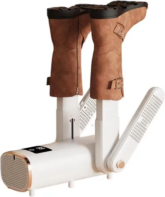 Immagine prodotto di Scaldino elettrico silenzioso per stivali, eliminatore di odori, per interni, da viaggio, scarpe, sneakers, guanti, abbigliamento, outdoor