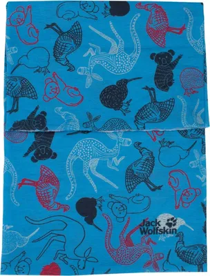 Produktbild von Jack Wolfskin PRINT HEADGEAR KIDS sky blue allover sky blue allover
