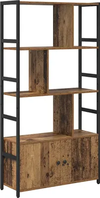 Zdjęcie produktu dla vidaXL Regał ze starego drewna 80 x 30 x 155,5 cm materiał drewnopochodny