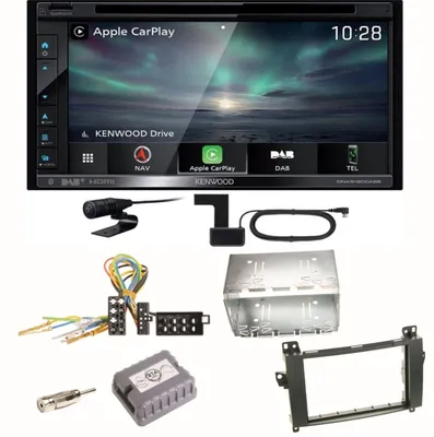 Produktbild von Kenwood DNX-5190DABS Navi CarPlay FLAC Einbauset für Mercedes Vito Viano W639