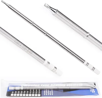 Obrázek produktu pro Yihua T12-D24 2,4 mm dlátový pájecí hrot s vestavěným ohřívačem pro pájecí stanici T12